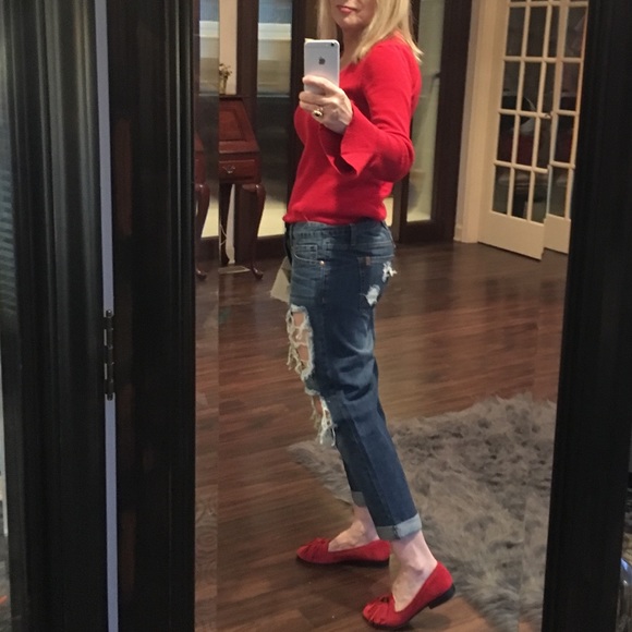 Distressed Capri pants 109% cotton - Picture 7 of 7